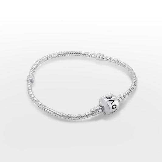 Love Snake Charm Bracelet