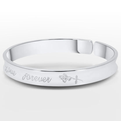 "Love Forever" Cuff Bracelet