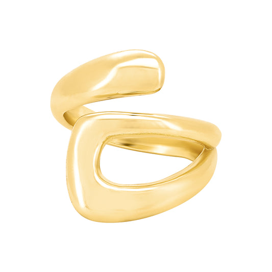 Smooth Hip Designer Ring