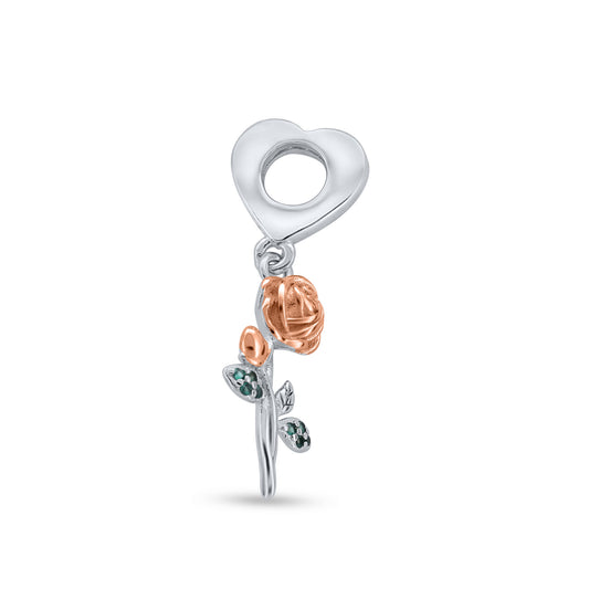 Rose Flower Charm