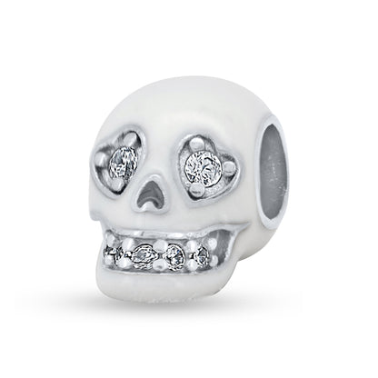 Glow n Dark Skull Charm