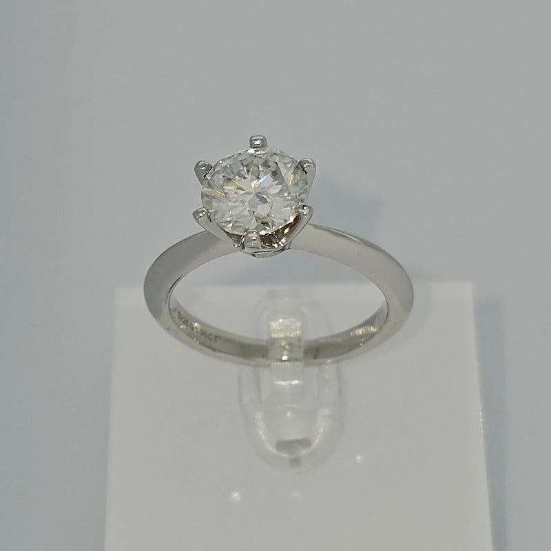 Beautiful Timeless Classic Diamond Solitaire Ring by Boujee Ice