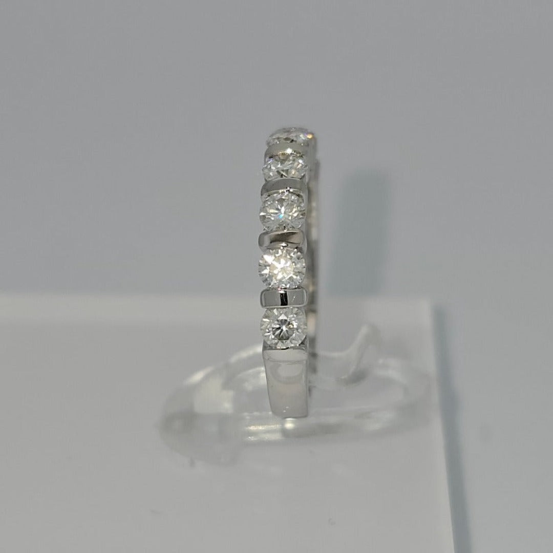 Meticulously Crafter 7 Stone Diamond Ring from Boujee Ice