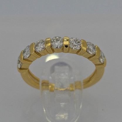 Meticulously Crafter 7 Stone Diamond Ring from Boujee Ice