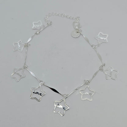 Star Charm Anklet from Boujee Ice