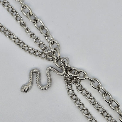 Triple Chain Charm Anklets