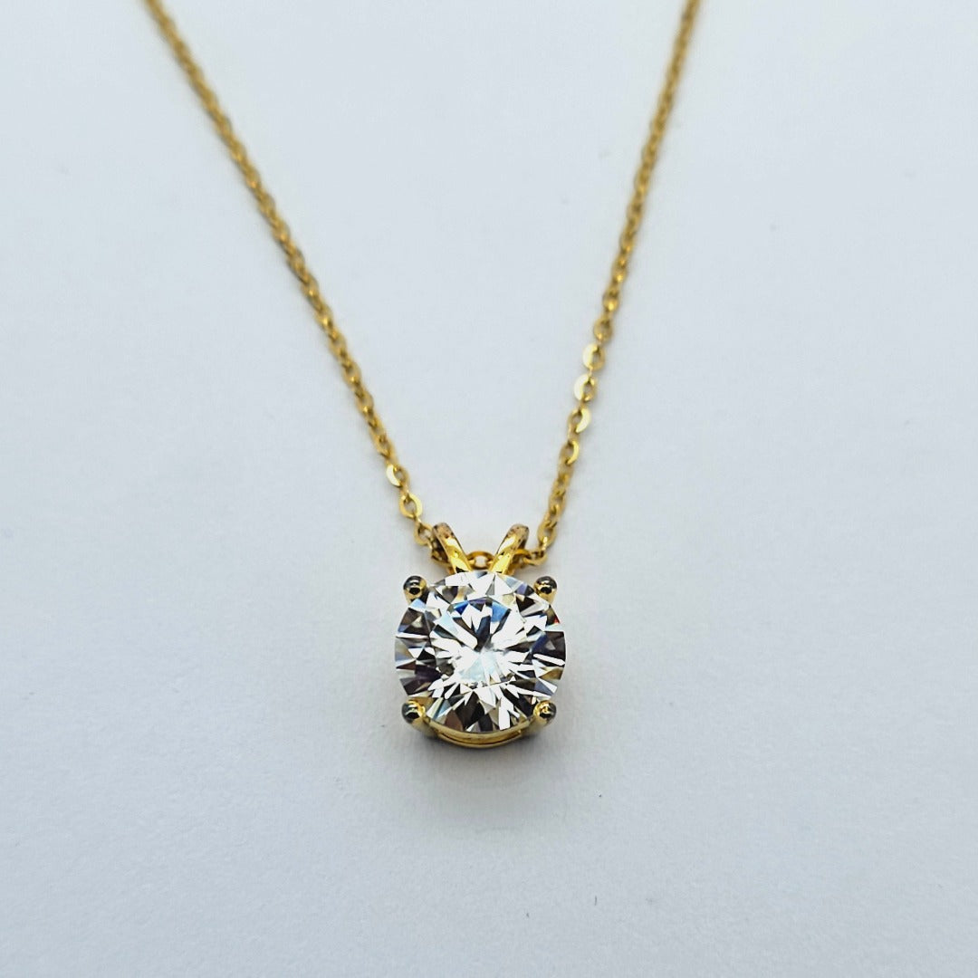 Solitaire Diamond Necklace