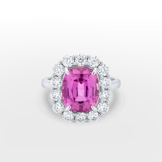 Māwhero Pink Sapphire Ring