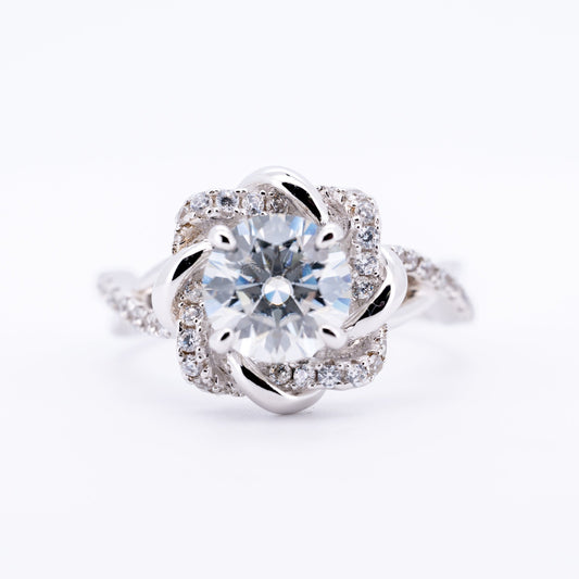 Twist Diamond Ring