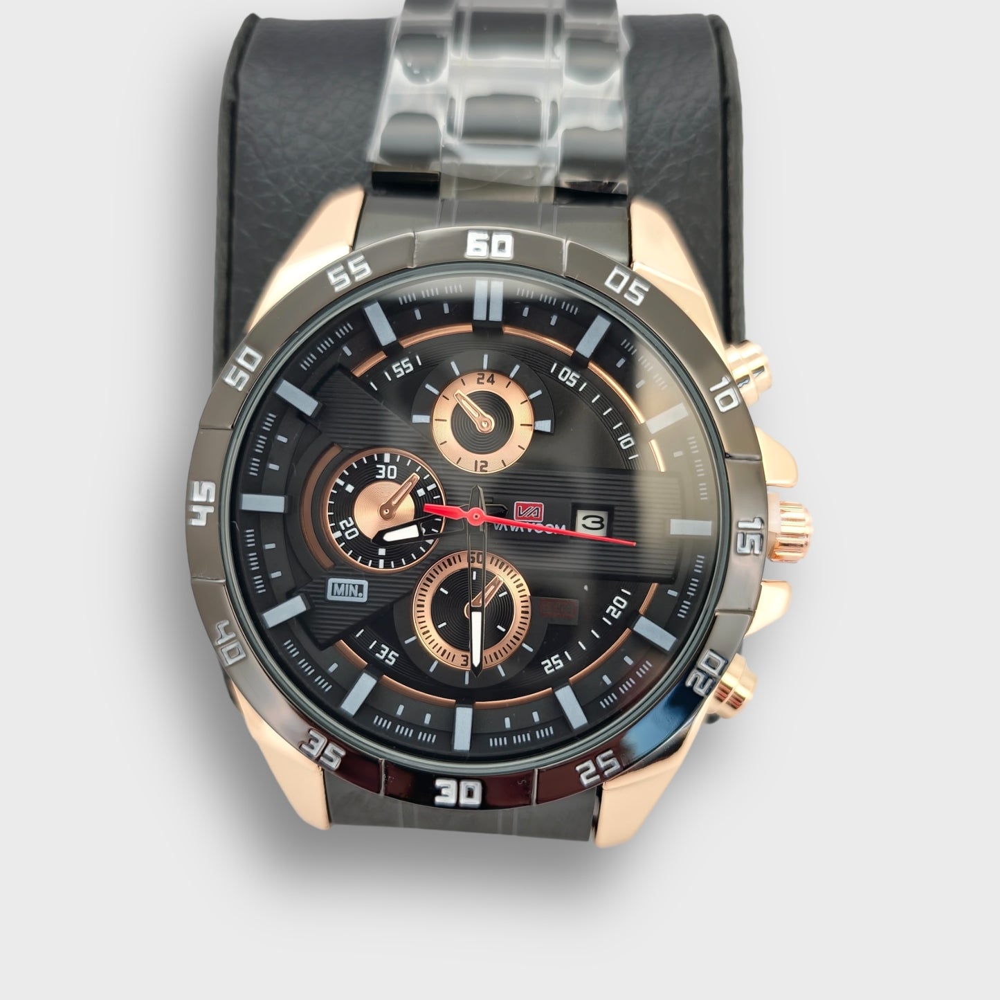 Stylish Racing Car Watch from Boujee Ice in varying colors with Steel or Silicone Staps.