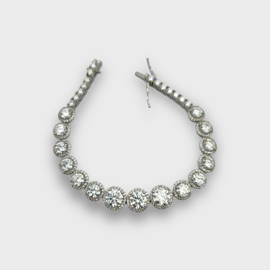 Round Diamond Tennis Bracelet