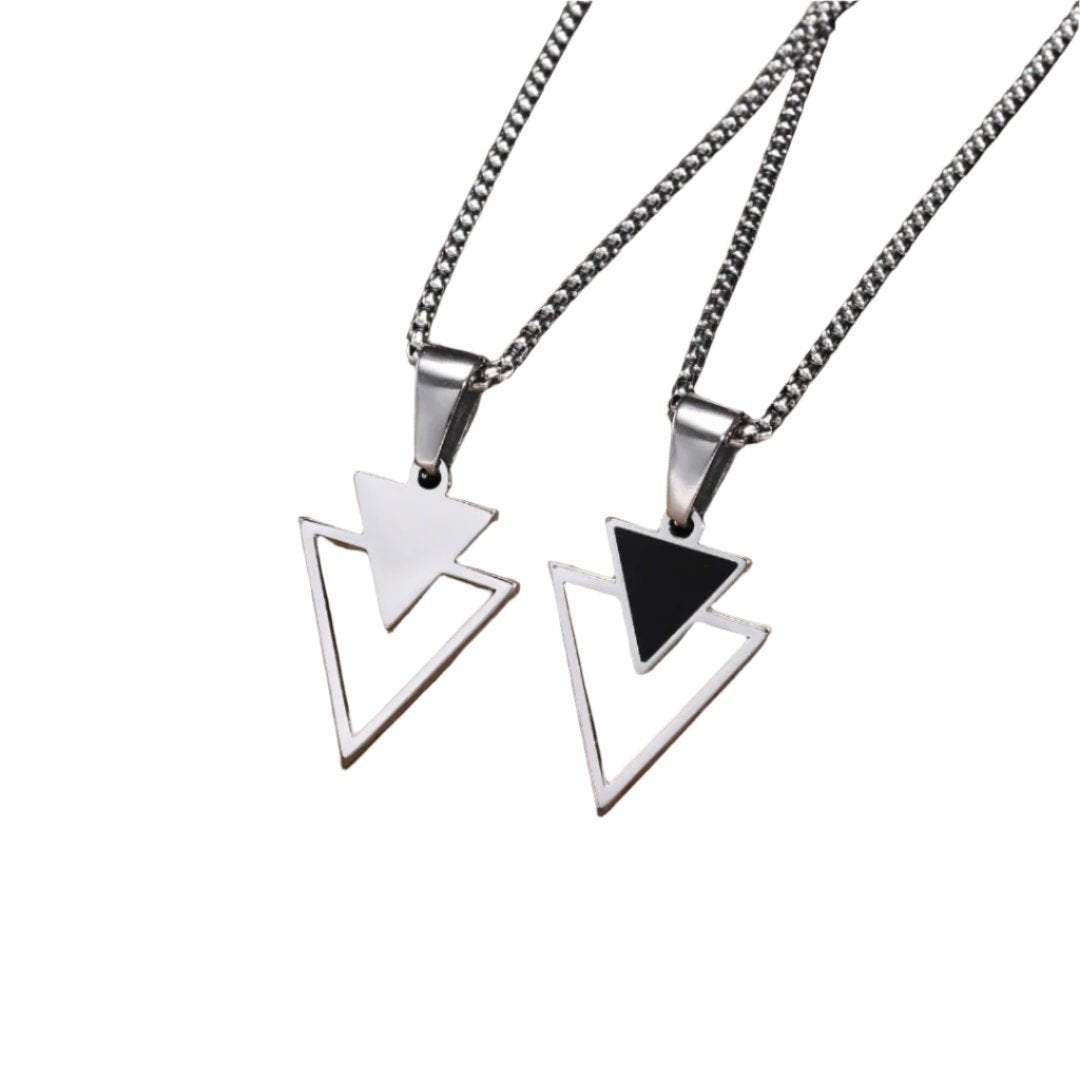 Triangle Unisex Pendant Necklace from Boujee Ice