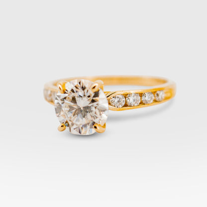 Solitaire with Bezel Band Ring