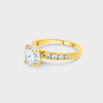 Solitaire with Bezel Band Ring