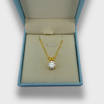 Solitaire Diamond Necklace