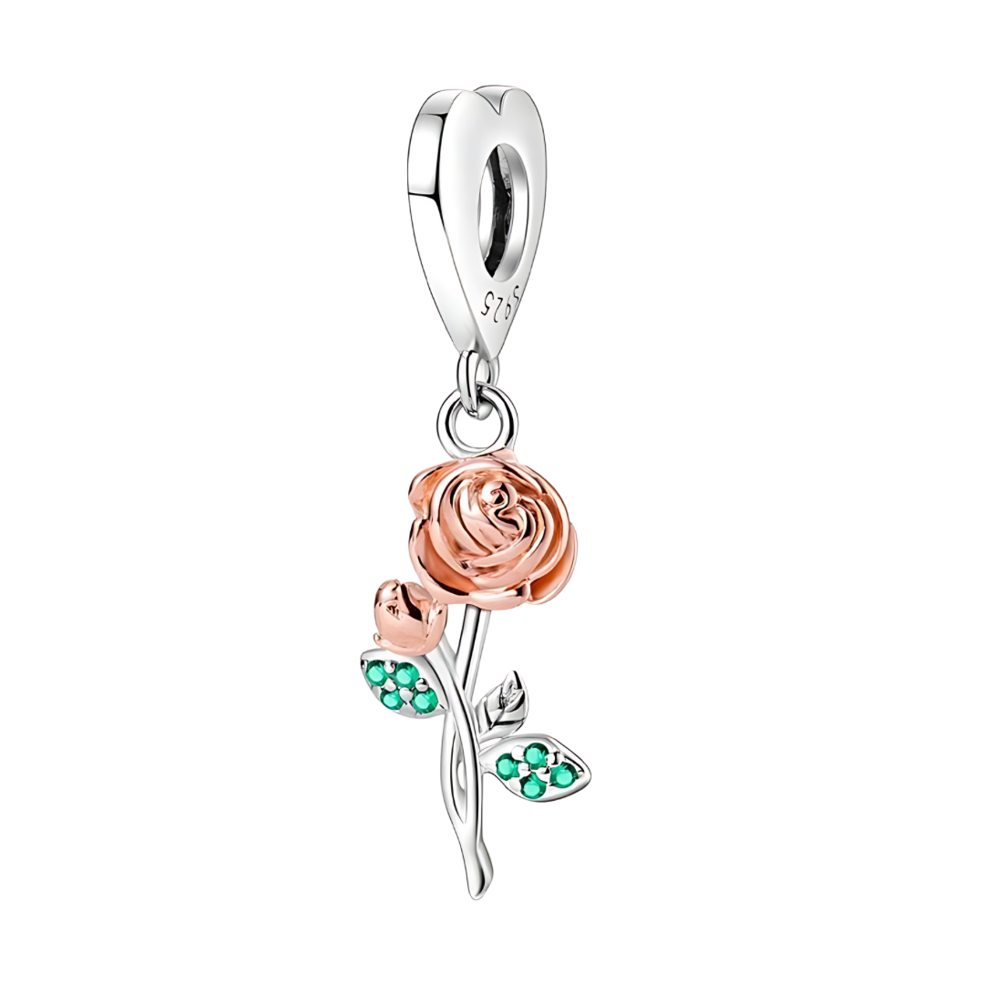 Rose Flower Charm