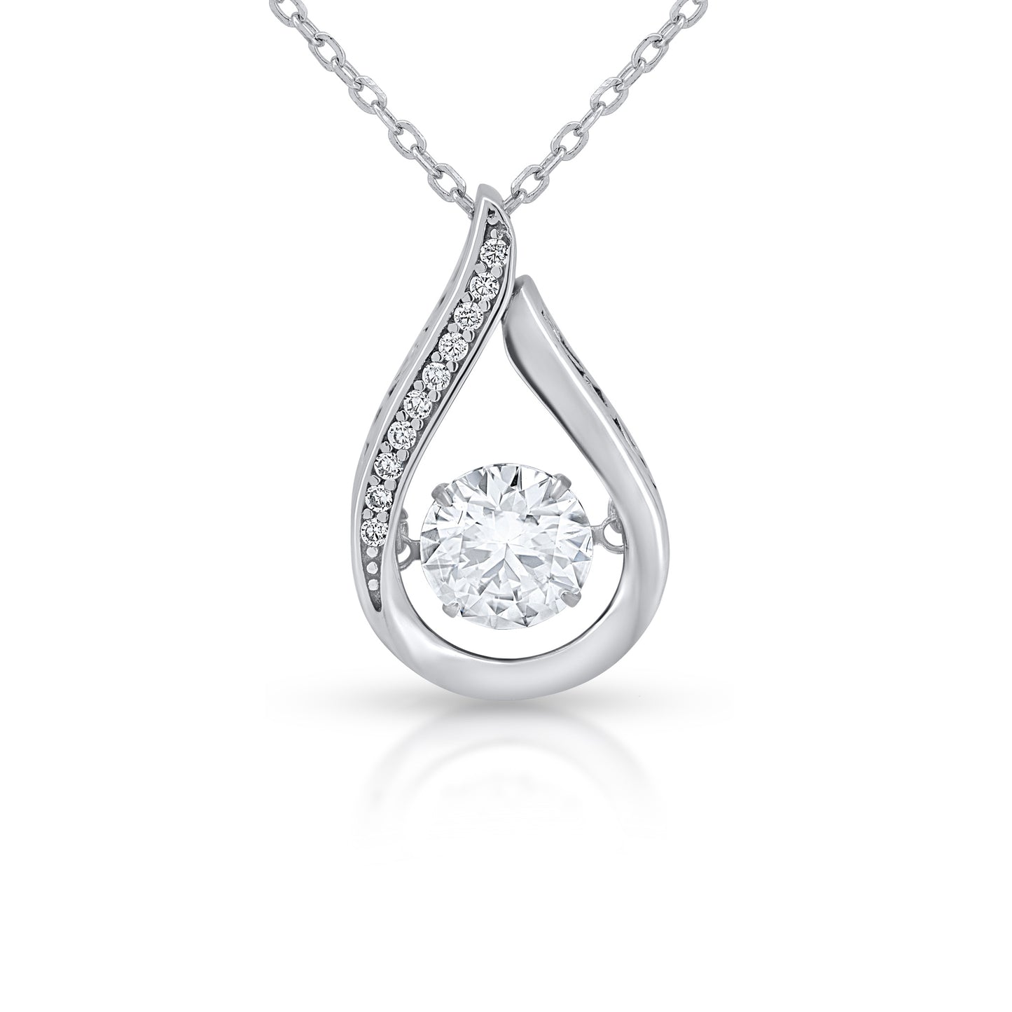 Teardrop Diamond Pendant