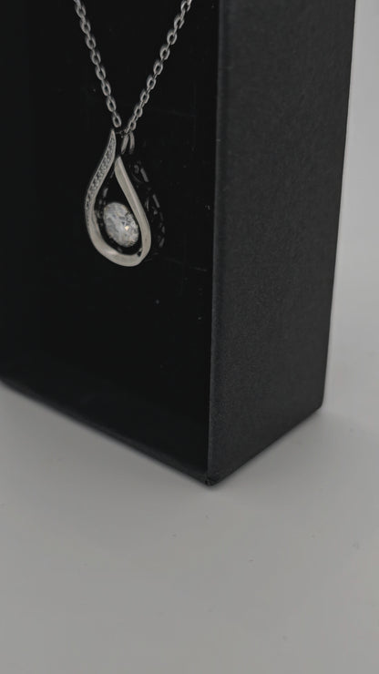 Video Of Teardrop diamond Pendant